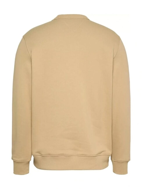 TH JEANS Sweat-shirt en coton &agrave; col rond relique tan - Pulls molletonn&eacute;s