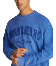 TOMMY HILFIGER TH JEANS Sweat-shirt avec logo ours en peluche temps bleu - Pulls molletonn&eacute;s - 3