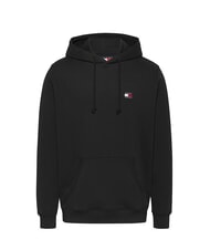 TOMMY HILFIGER TH JEANS Sweat &agrave; capuche avec &eacute;cusson drapeau noir - Pulls molletonn&eacute;s - 4