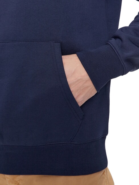 TH JEANS sweat &agrave; capuche coupe classique bleu marine cr&eacute;puscule - Pulls molletonn&eacute;s