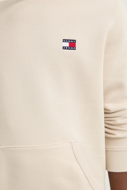 TH JEANS Sweat &agrave; capuche avec &eacute;cusson drapeau papier journal - Pulls molletonn&eacute;s