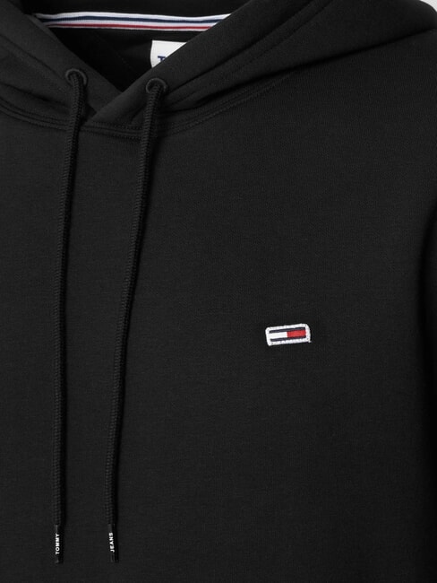 TH JEANS sweat &agrave; capuche coupe classique noir - Pulls molletonn&eacute;s