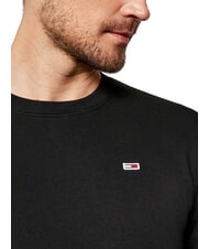 TOMMY HILFIGER TH JEANS Sweat-shirt &agrave; col rond coupe classique noir - Pulls molletonn&eacute;s - 3