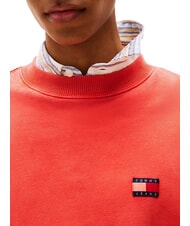 TOMMY HILFIGER TH JEANS Sweat-shirt &agrave; col rond vermillon brillant - Pulls molletonn&eacute;s - 3