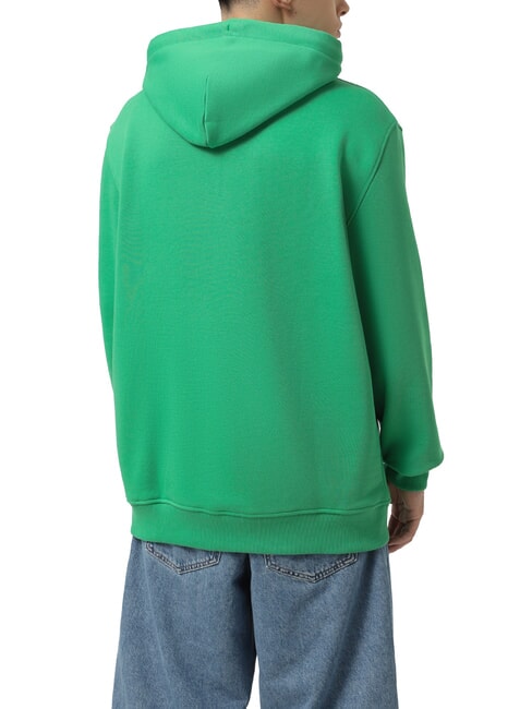 TH JEANS Sweat &agrave; capuche avec &eacute;cusson drapeau vert c&ocirc;tier - Pulls molletonn&eacute;s