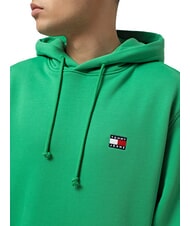 TOMMY HILFIGER TH JEANS Sweat &agrave; capuche avec &eacute;cusson drapeau vert c&ocirc;tier - Pulls molletonn&eacute;s - 3