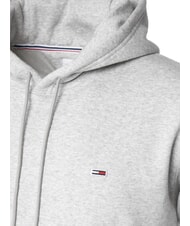 TOMMY HILFIGER TH JEANS sweat &agrave; capuche coupe classique chin&eacute; gris clair - Pulls molletonn&eacute;s - 3