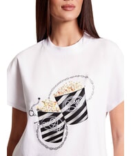 GUESS POPCORN T-shirt en coton blanc pur - T-shirt - 3