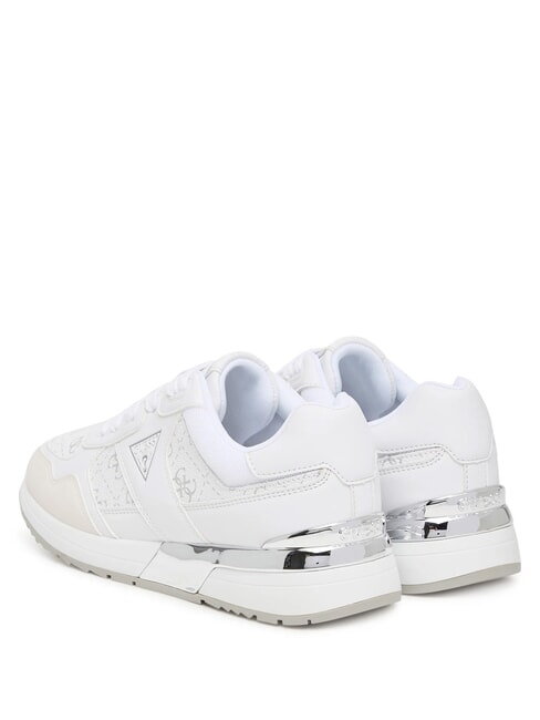 MICKAY Baskets Blanc gris - Chaussures Femme