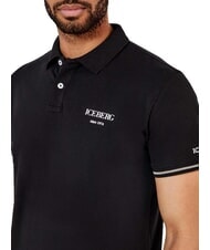 ICEBERG BASIC polo en coton noir - chemise polo - 3