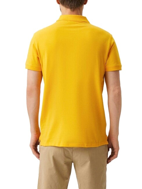 TRIANGLE polo &agrave; manches courtes jaune - chemise polo