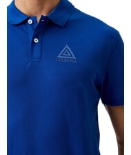 ICEBERG TRIANGLE polo &agrave; manches courtes bleu - chemise polo - 3