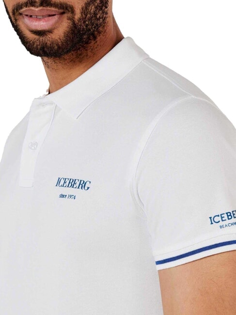 BASIC polo en coton blanc - chemise polo
