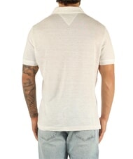 TOMMY HILFIGER TH polo en lin &agrave; manches courtes - chemise polo