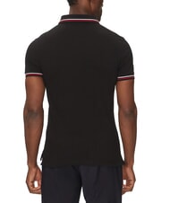 TOMMY HILFIGER TH TIPPED polo &agrave; manches courtes coupe ajust&eacute;e noir - chemise polo - 2