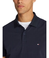 TOMMY HILFIGER TH polo en coton &agrave; manches courtes ciel du d&eacute;sert - chemise polo - 3