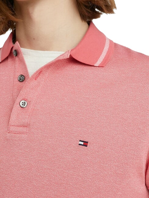 TH polo en coton &agrave; manches courtes rose - chemise polo