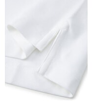 TOMMY HILFIGER TH polo en coton &agrave; manches courtes blanc brillant - chemise polo - 5