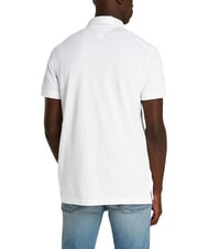 TOMMY HILFIGER TH Polo &agrave; manches courtes avec logo sur la manche blanc optique - chemise polo - 2