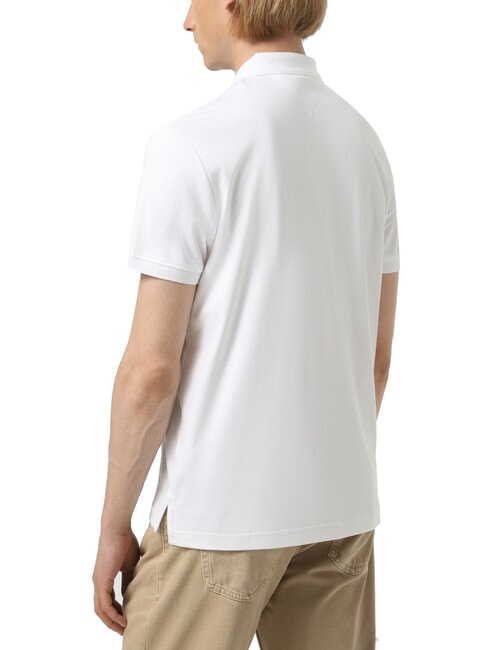 TH polo en coton &agrave; manches courtes blanc - chemise polo