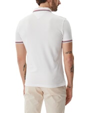 TOMMY HILFIGER TH TIPPED polo &agrave; manches courtes coupe ajust&eacute;e - chemise polo