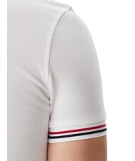 TOMMY HILFIGER TH TIPPED polo &agrave; manches courtes coupe ajust&eacute;e blanc - chemise polo - 4