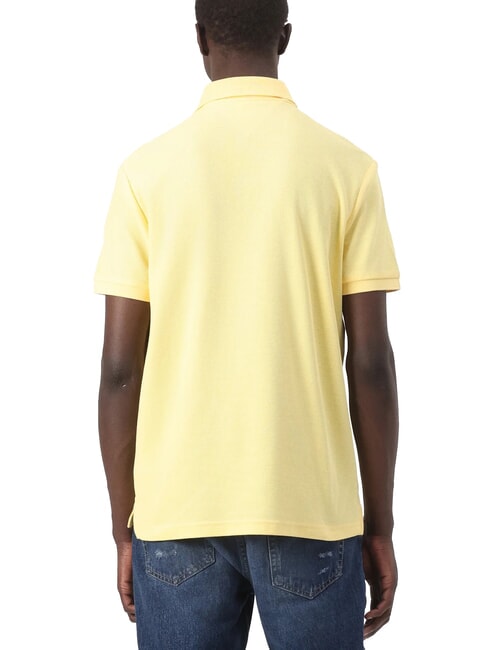 TH Polo &agrave; manches courtes avec broderie monogramme citronnelle - chemise polo