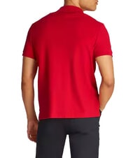 TOMMY HILFIGER TH Polo &agrave; manches courtes avec broderie monogramme rouge moyen - chemise polo - 2
