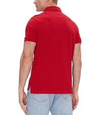TOMMY HILFIGER TH polo &agrave; manches courtes coupe classique rouge moyen - chemise polo - 2