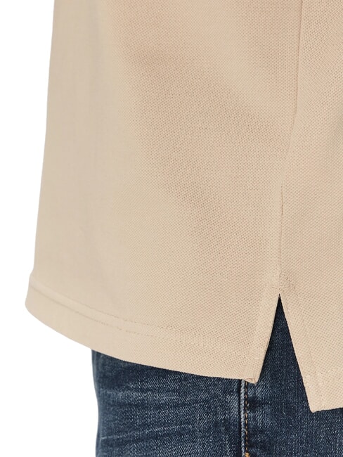 TH polo &agrave; manches courtes coupe classique santal - chemise polo