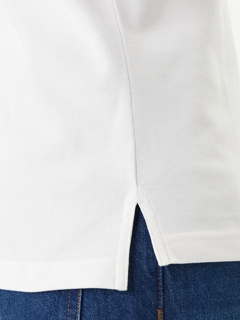 TH polo &agrave; manches courtes coupe classique blanc - chemise polo