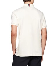 TOMMY HILFIGER TH Polo &agrave; manches courtes avec ruban au col - chemise polo