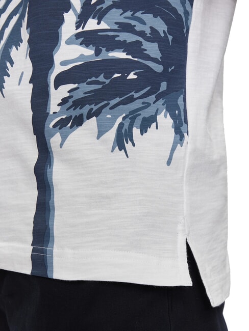 TH Polo &agrave; manches courtes imprim&eacute; blanc - chemise polo