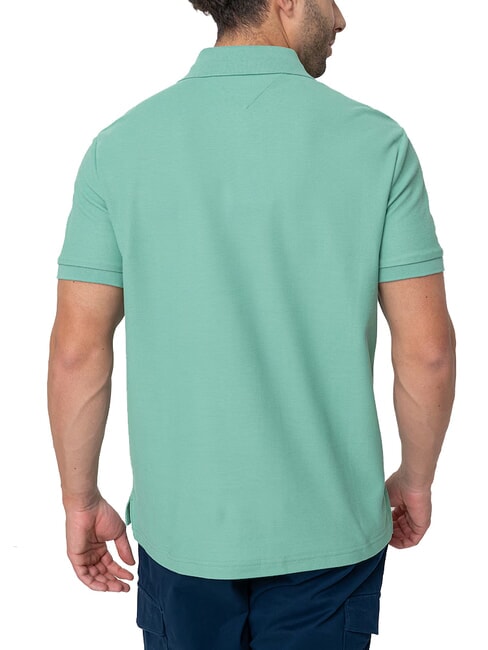 TH Polo &agrave; manches courtes avec broderie monogramme Fort Green - chemise polo