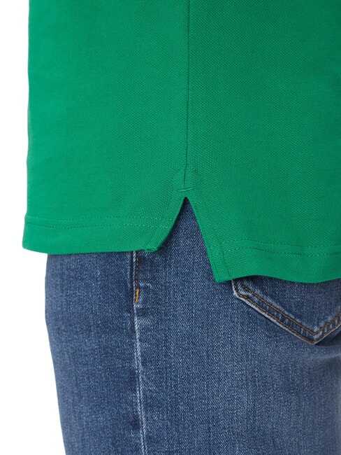 TH polo &agrave; manches courtes coupe classique nouveau vert - chemise polo