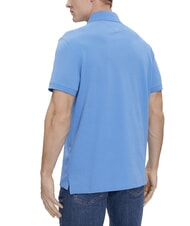 TOMMY HILFIGER TH polo &agrave; manches courtes coupe classique sort bleu - chemise polo - 2
