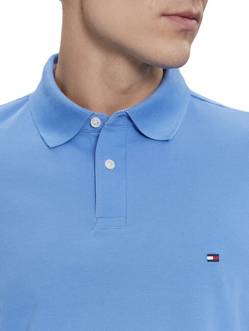 TH polo &agrave; manches courtes coupe classique sort bleu - chemise polo