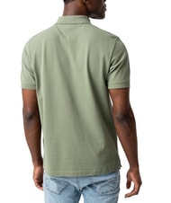 TOMMY HILFIGER TH JEANS Polo &agrave; manches courtes avec logo Aruba Vert - chemise polo - 2