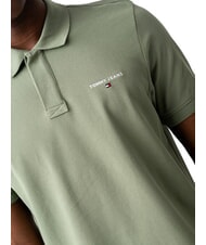 TOMMY HILFIGER TH JEANS Polo &agrave; manches courtes avec logo Aruba Vert - chemise polo - 3