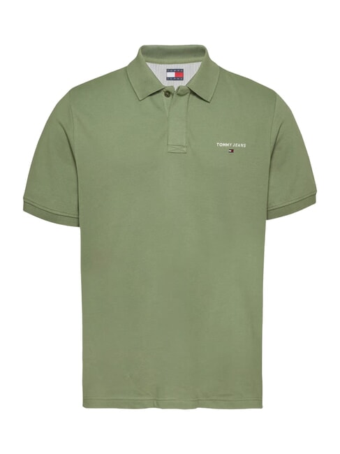 TH JEANS Polo &agrave; manches courtes avec logo Aruba Vert - chemise polo