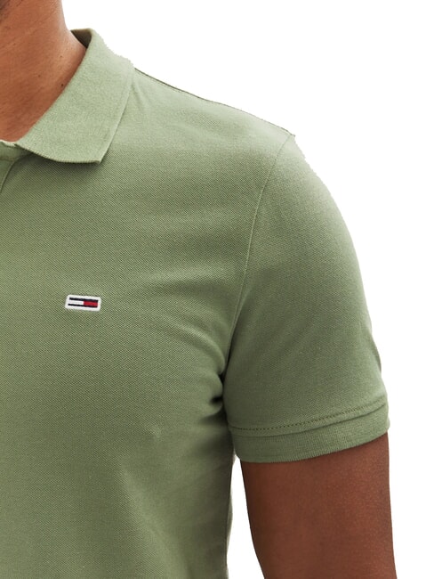 TH JEANS Polo &agrave; manches courtes avec drapeau Aruba Vert - chemise polo