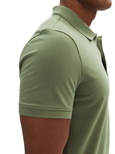 TH JEANS Polo &agrave; manches courtes avec drapeau Aruba Vert - chemise polo