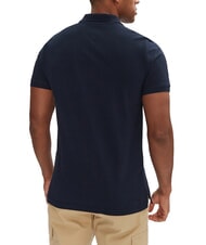 TOMMY HILFIGER TH JEANS Polo &agrave; manches courtes avec drapeau marine nuit noire - chemise polo - 2