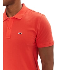 TOMMY HILFIGER TH JEANS Polo &agrave; manches courtes avec drapeau vermillon brillant - chemise polo - 3