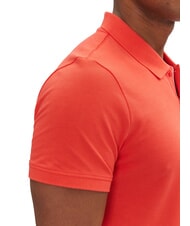 TOMMY HILFIGER TH JEANS Polo &agrave; manches courtes avec drapeau vermillon brillant - chemise polo - 4