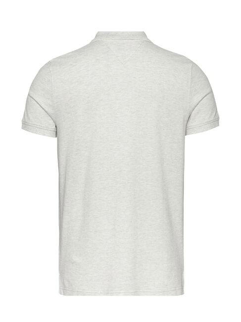 TH JEANS Polo &agrave; manches courtes avec drapeau bruy&egrave;re blanche comme neige - chemise polo