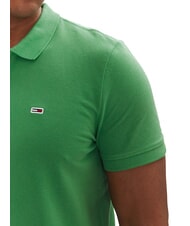 TOMMY HILFIGER TH JEANS Polo &agrave; manches courtes avec drapeau vert c&ocirc;tier - chemise polo - 3