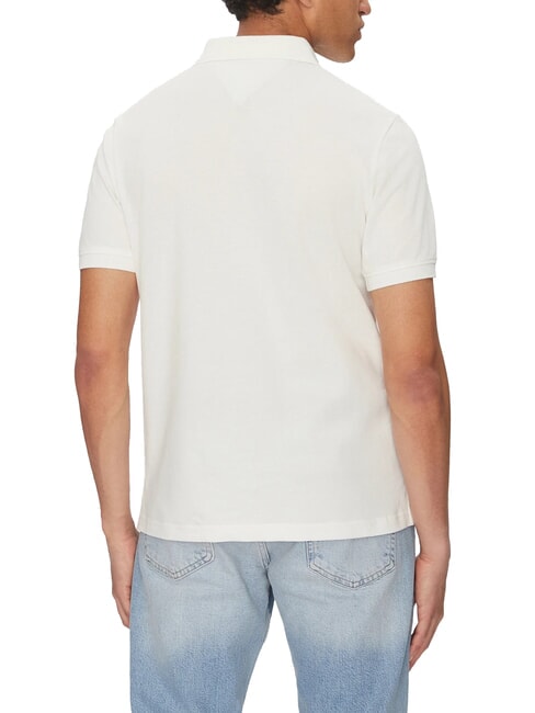 TH JEANS Polo &agrave; manches courtes avec logo &eacute;cru - chemise polo