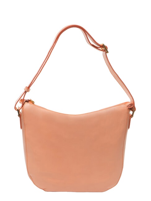 HOBO Sac bandouli&egrave;re en cuir accessoires corail/or - Sacs pour Femme
