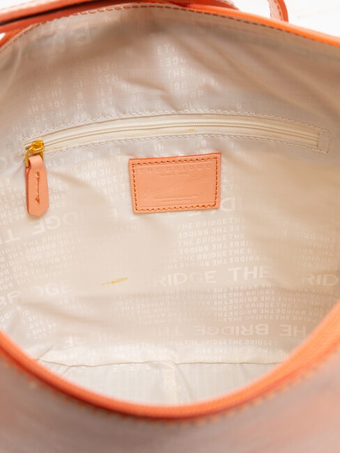 HOBO Sac bandouli&egrave;re en cuir accessoires corail/or - Sacs pour Femme